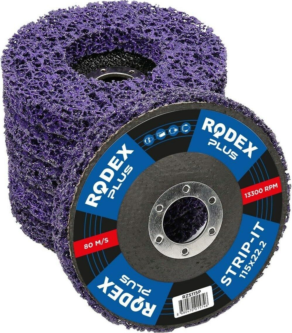 Rodex RZS115P Boya-Pas Kazıma ve Metal Parlatma Diski Mor 115mm