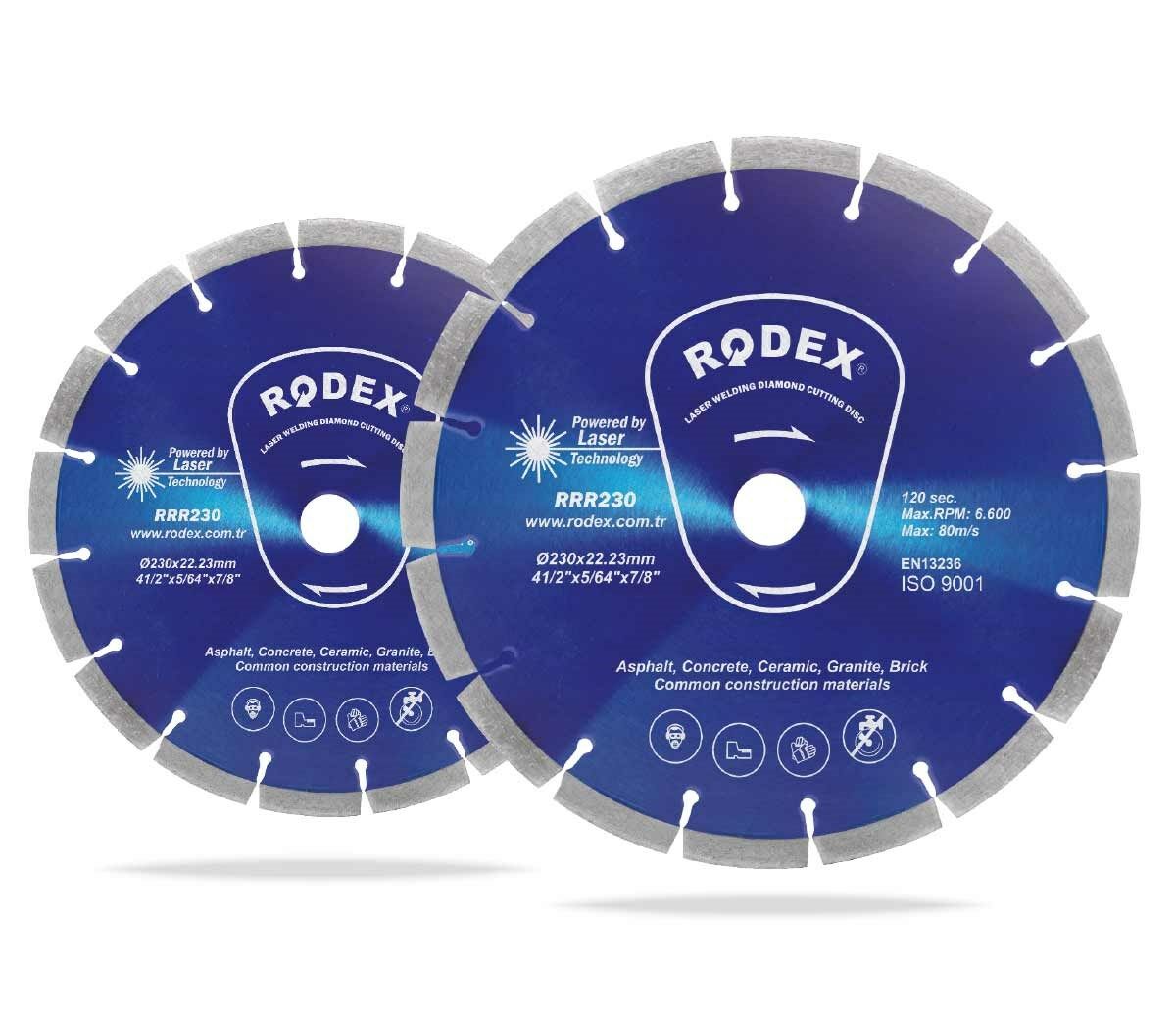 Rodex RRR350 Turbo Elmas Kesme Diski Lazer Kaynak Segmentli