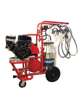 Klasik Tip 4 Sağım Benzin Motorlu Süt Sağma Makinesi