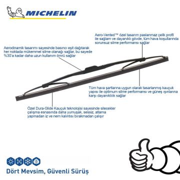 Michelin Rainforce™ MCR280 28CM 1 Adet Universal Telli Arka Silecek