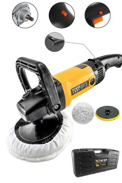 Rowermax RWRX-3002S 3500 Watt Devir Ayarlı Polisaj Makinası Pasta Cila Makinası 180mm