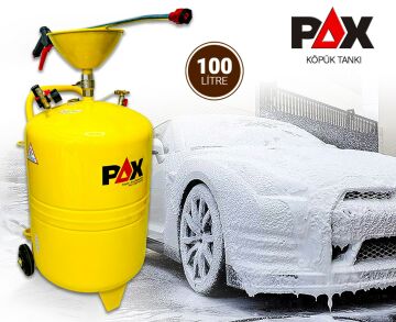 Pax 100 Litre Köpük Tankı Köpük Püskürtme 10 Metre Hortum Tabancalı