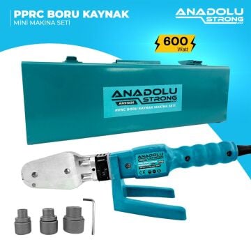 Anadolustrong ANS1026 PPRC Boru Kaynak Mini Makina Seti (3Metre,Eldiven ve Falçata  Hediye)