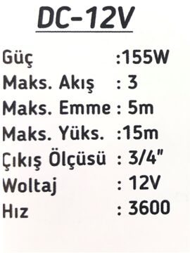 12v Kendinden Emişli Elektrikli Taşınabilir Yakıt Sıvı Yağ Aktarma Mazot Pompası Paslanmaz Gövdeli