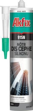 Akfix Nötr Dış Cephe Silikonu 915N 310ml Beyaz