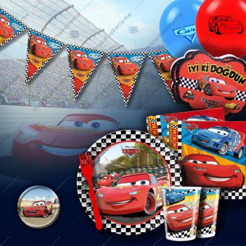 CARS PARTİ SET ( 16 KİŞİLİK )