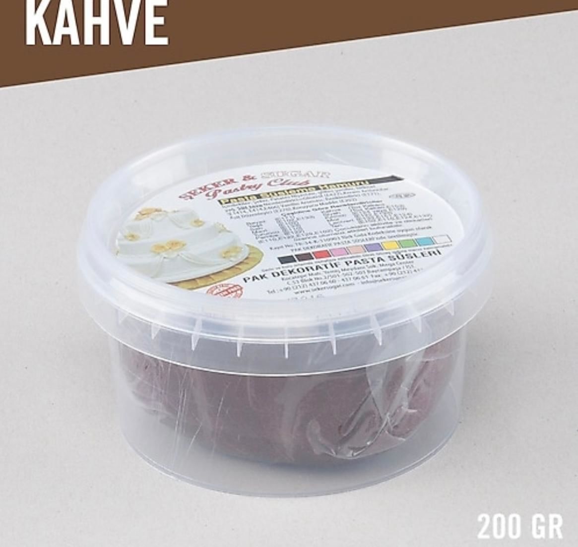 Kahve Şeker Hamuru 200gr