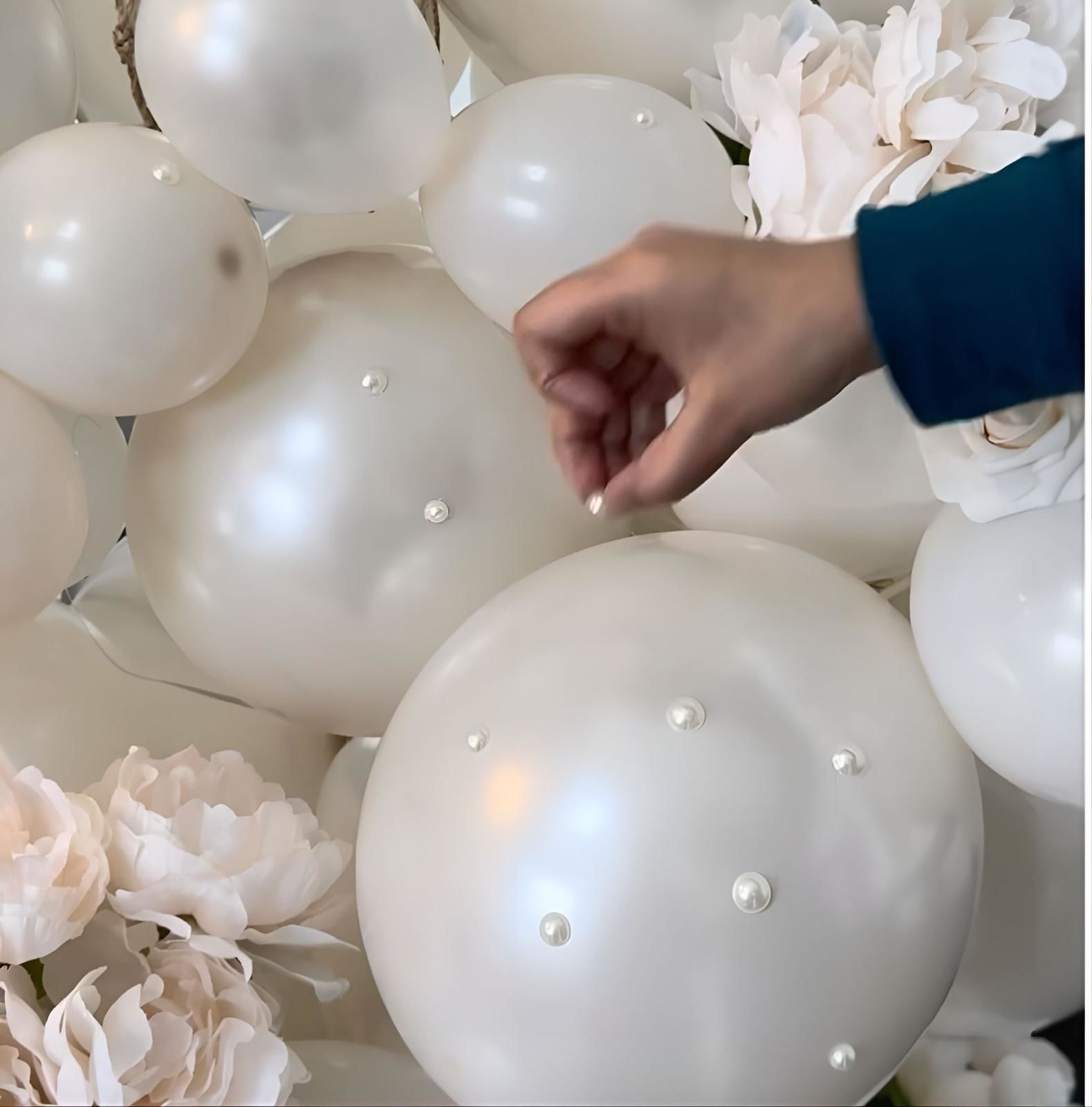 İnci Taşı Balon Süsü