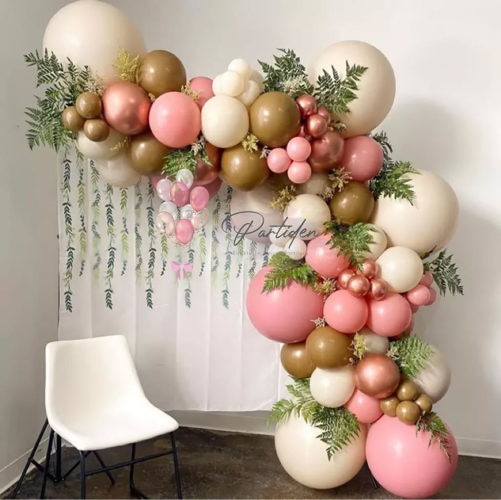 PEMBE ORMAN BALON ZİNCİRİ