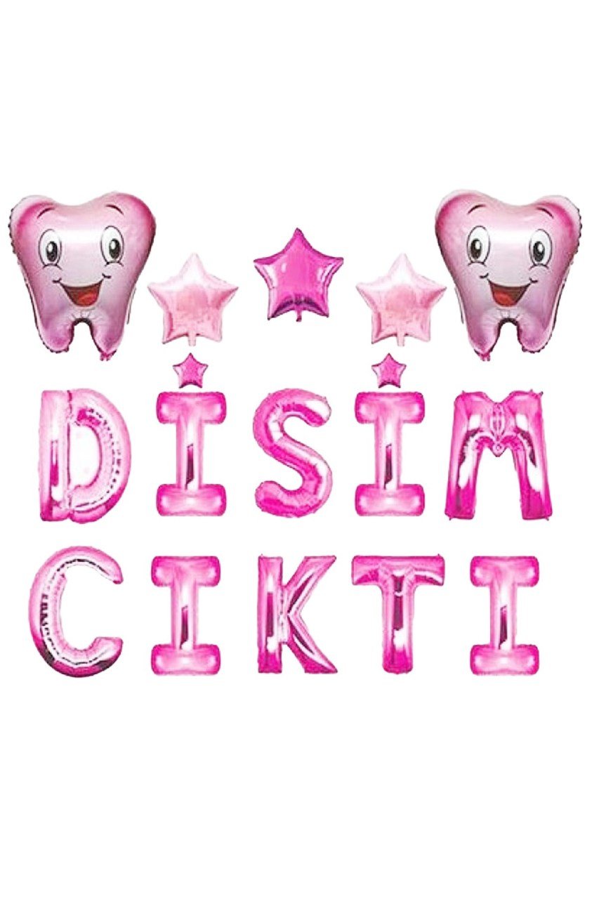 PEMBE DİŞİM ÇIKTI FOLYO BALON SET