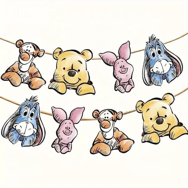 Winnie The Pooh Dekoratif Banner