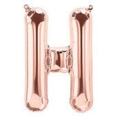 100CM H ROSEGOLD HARF BALON