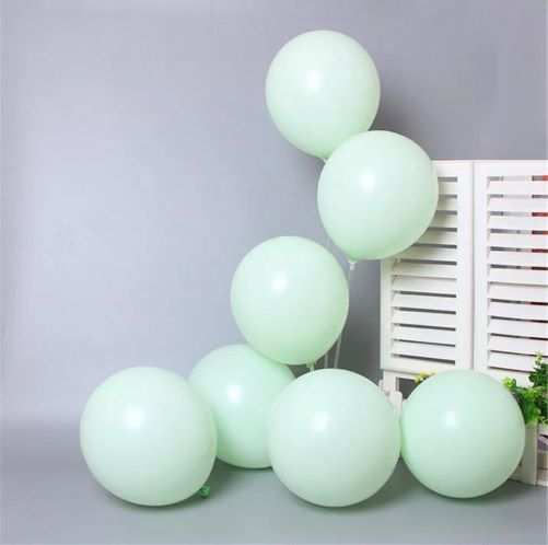 MİNT MAKARON BALON ( 10 ADET )