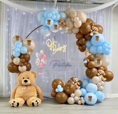 BLUE TEDDY BALON ZİNCİRİ