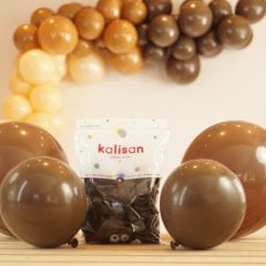 ÇİKOLATA MAKARON BALON ( 10 ADET )