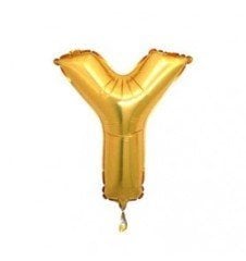 35CM Y GOLD FOLYO BALON