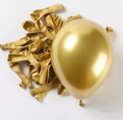 5 İNC MİNİ KROM GOLD BALON ( 5 ADET )