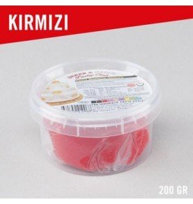 KIRMZI ŞEKER HAMURU ( 200 GR )