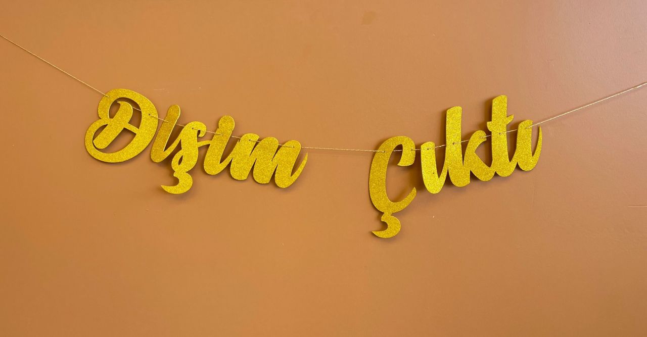 GOLD DİŞİM ÇIKTI İTALİK BANNER