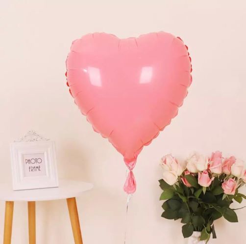 PEMBE KALP MAKARON BALON ( 1 ADET )