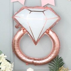 ROSEGOLD YÜZÜK FOLYO BALON