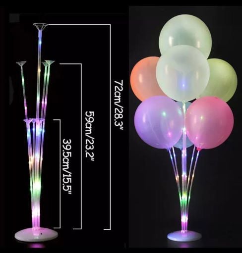 RGB LEDLİ BALON STANDI  ( 1 ADET )