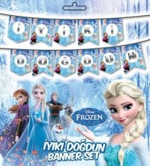 ELSA İYİKİ DOGDUN YAZISI 2 METRE
