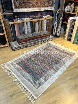 Salerno Çamaşır Makinesinde Yıkanabilir Kilim Halı HS1019