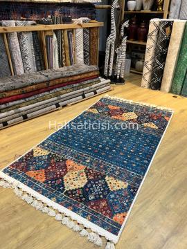 Salerno Çamaşır Makinesinde Yıkanabilir Kilim Halı HS1012