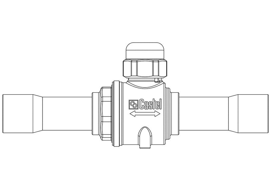 CASTEL BALL VALVE 5/8