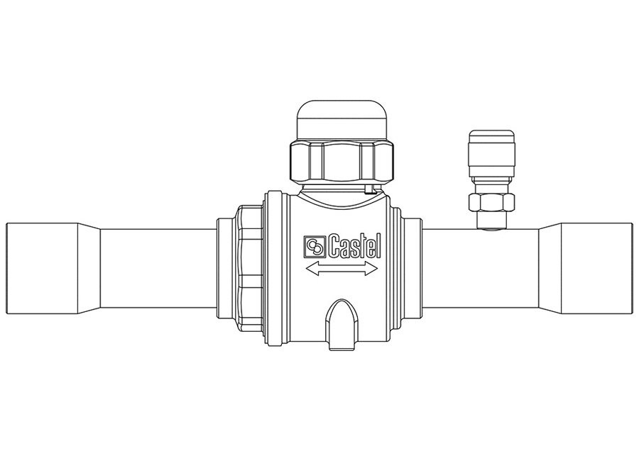 CASTEL BALL VALVE 1 1/8 VALVE