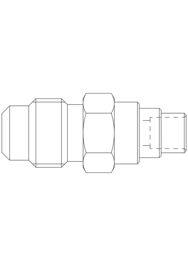 CASTEL VALVE WELDED 1/4'' UNF VALVE