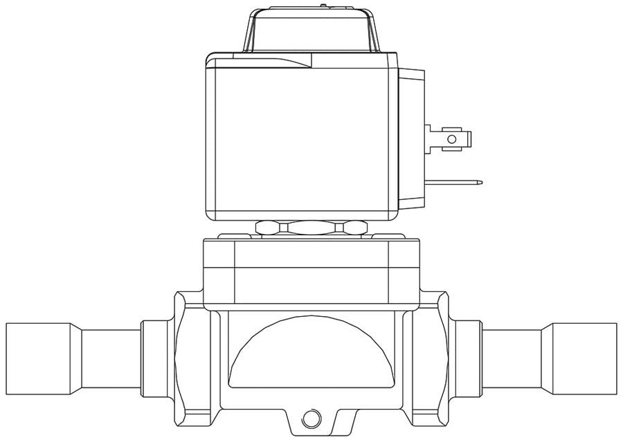 CASTEL SOLENOID VALF 1/2 KAYNAKLI