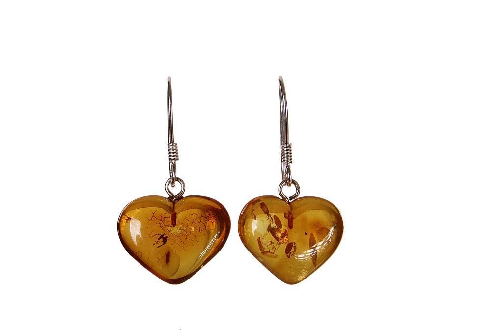 Original Baltic amber Amber Silver Earrings 210 503