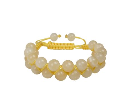 Calcite Macrame Stone Natural Stone Bracelet 210 136