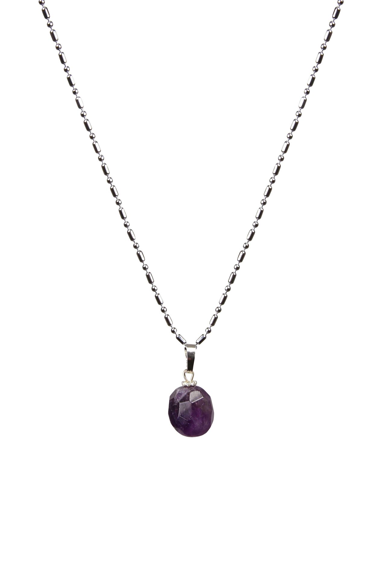 Amethyst Necklace 209 005 Natural Stone