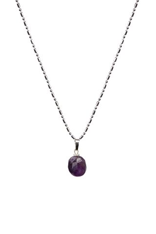 Amethyst Necklace 209 005 Natural Stone