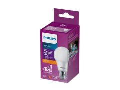 TASARRUF AMPUL LEDBULP 8-60 WATT SARI(PHILIPS)*12