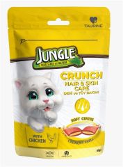 JUNGLE CRUNCH ÇITIR KEDİ ÖDÜL TÜY YUMAĞI KONT.60 GR