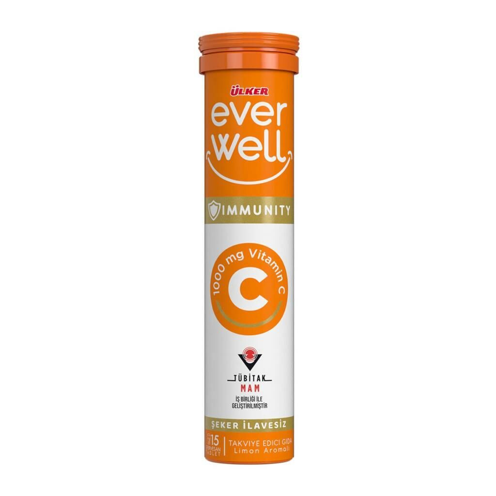 ÜLKER EVERWELL VİTAMİN C TABLET 67,5 GR*9