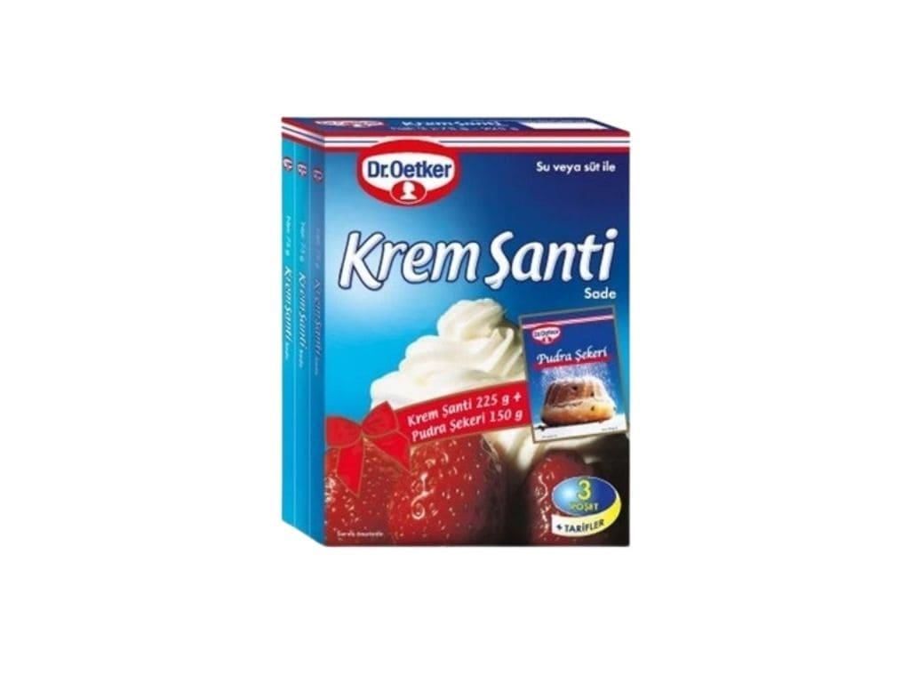 DR.OETKER KREM ŞANTİ 3*75GR+PUDRA ŞEKERİ 150GR HED.