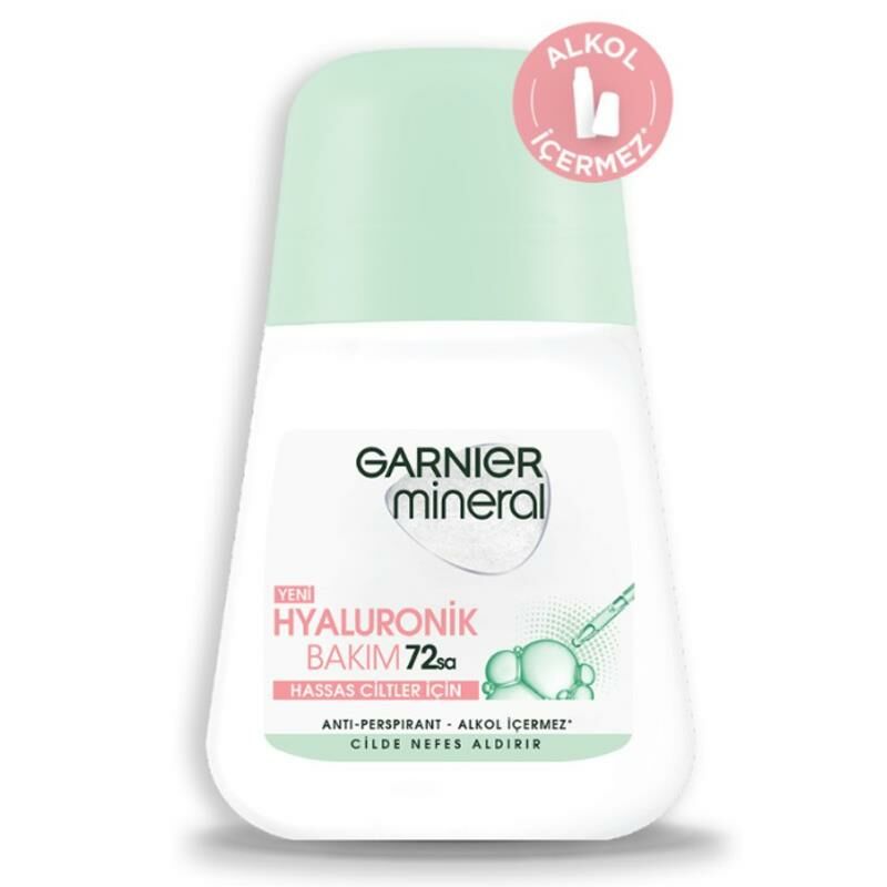 GARNIER WOMEN DEO ROLLON MİNERAL  HYALURONİK BAKIM