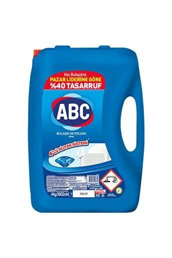 ABC 4 KG BULAŞIK DETERJANI POWER*4