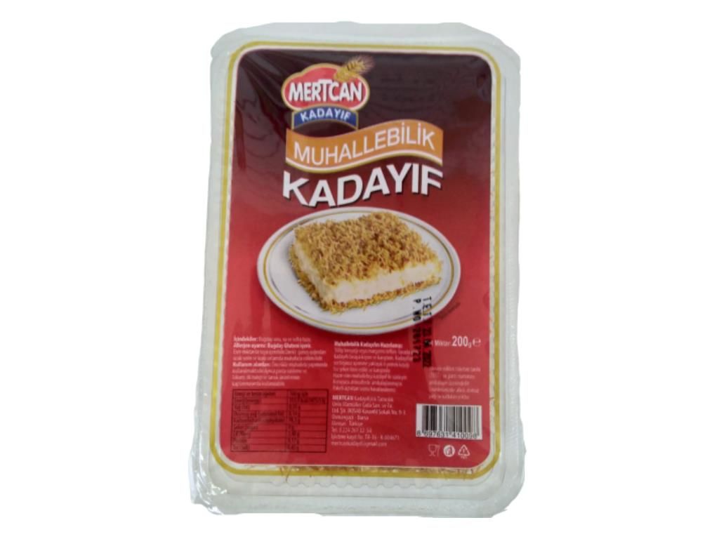 MERTCAN 200 GR MUHALLEBİLİ KADAYIF*9