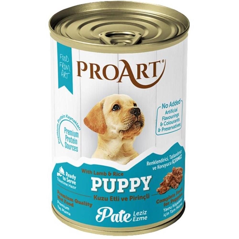 PROART KUZU ETLİ VE PİRİNÇLİ KÖPEK MAMASI 400 GR