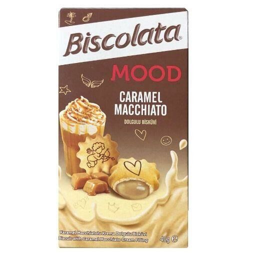 *ŞÖLEN BİSCOLATA MOOD 40GR.CARAMEL MACCHIATO*12*4