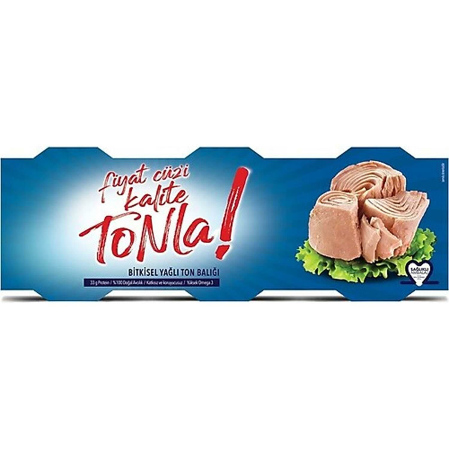 TONLA TON BALIĞI 75 GR X 3'LÜ*16