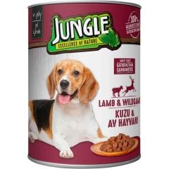 JUNGLE KÖPEK KONSERVESİ  400 GR KUZU ETLİ