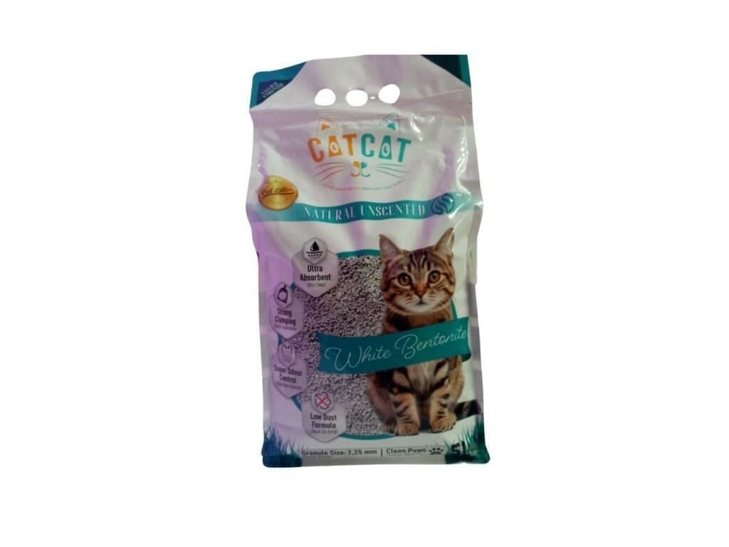 CAT&CAT NATUREL BENTONİTE KEDİ KUMU 5 KG