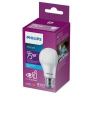 TASARRUF AMPUL LED 10WATT 75 BEYAZ(PHILIPS)*12